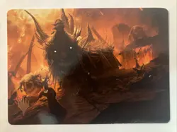 The Final Days - Magic: Final Fantasy MTG - Art Series 6/53 - Gold Stamp - Image 1