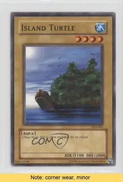 Island Turtle Unlimited YuGiOh Starter Deck Joey #SDJ-005 2003 READ to3 - Image 1