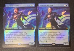 x2 - Starfield Vocalist - Extended Art FOIL - MTG Edge of Eternities - NM - Image 1