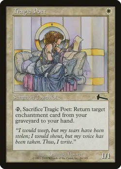 Tragic Poet - 24 / English / Moderately Played MTG - Image 1