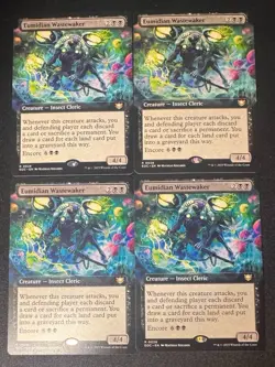 x4 - Eumidian Wastewaker (Extended Art) MTG Commander: Edge of Eternities- NM - Image 1
