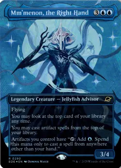 Mm'menon, the Right Hand (Borderless) Foil Edge of Eternities 290 NM MTG - Image 1