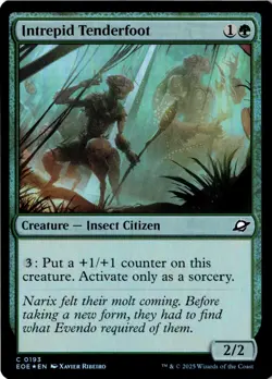 Intrepid Tenderfoot Foil Edge of Eternities 193 NM MTG - Image 1