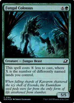 Fungal Colossus Foil Edge of Eternities 184 NM MTG - Image 1