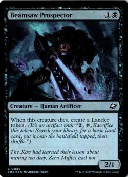Beamsaw Prospector Foil Edge of Eternities 89 NM MTG - Image 1