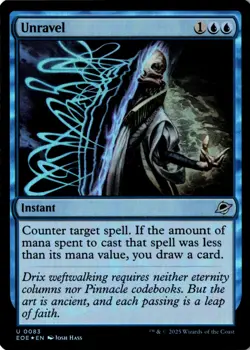 Unravel Foil Edge of Eternities 83 NM MTG - Image 1