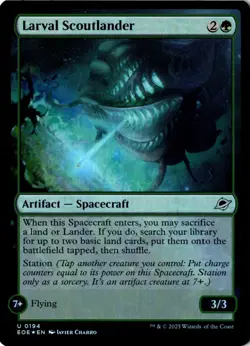 Larval Scoutlander Foil Edge of Eternities 194 NM MTG - Image 1