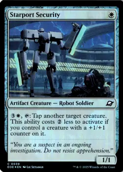 Starport Security Foil Edge of Eternities 39 NM MTG - Image 1