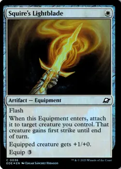 Squire's Lightblade Foil Edge of Eternities 36 NM MTG - Image 1