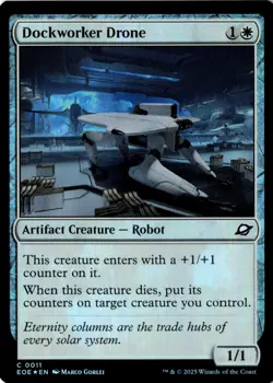Dockworker Drone Foil Edge of Eternities 11 NM MTG - Image 1