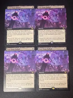 x4 -Zero Point Ballad - Extended Art - MTG Edge of Eternities - NM - Image 1