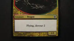 NM MTG Dragon token Alara Reborn Devour 2 - Near Mint Magic the Gathering card - Image 3