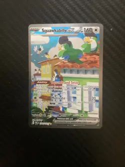 Pokemon Paldea Evolved Squawkabilly ex 264/193 Special Illustration Rare NM - Image 1