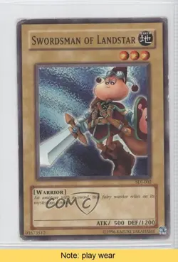 Swordsman of Landstar Unlimited YuGiOh Starter Deck Joey #SDJ-002 2003 READ 1a1 - Image 1