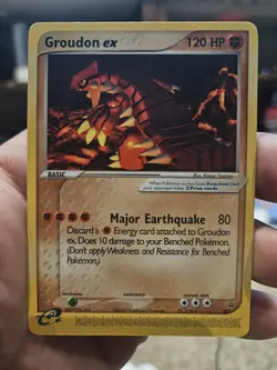 Groudon EX - 002 - Pokemon Wizards Black Star Promo Card Non-Foil NM - Image 1