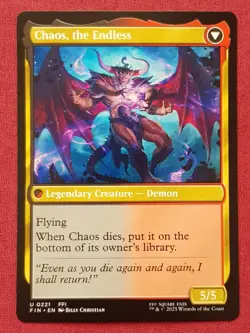 Magic The Gathering FINAL FANTASY GARLAND KNIGHT OF CORNELIA card MTG - Image 2