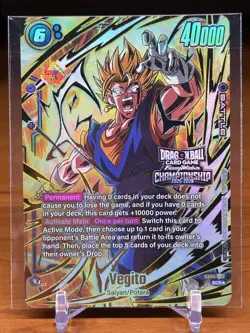 Vegito FB04-130 Championship Top 16 Alt Art SCR DBS Fusion World Promotion Card - Image 1