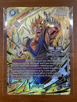 Vegito FB04-130 Championship Top 16 Alt Art SCR DBS Fusion World Promotion Card - Image 5