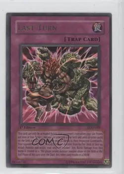 Last Turn 1st Ed. YuGiOh Legacy of Darkness #LOD-099 2003 1d1 - Image 1