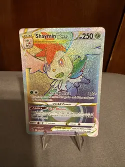 Pokemon TCG Shaymin VSTAR Holo Card Brilliant Stars 173/172 Secret Rare - Image 1