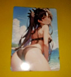 Ishtar Fate Grand Order Sexy Anime ACG Waifu Gold Beauty Holo Card - Image 2