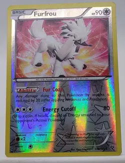 POKEMON CARD REVERSE HOLO FURFROU 114/146 NO 676 POODLE POKEMON TCG CCG - Image 1