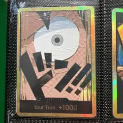 One Piece Premium Booster Card Monkey D Luffy Gold DON!! PRB-01 English - Image 1