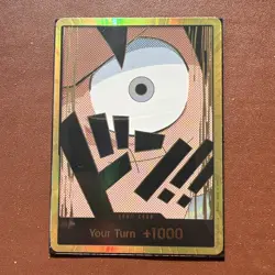 One Piece Premium Booster Card Monkey D Luffy Gold DON!! PRB-01 English - Image 2