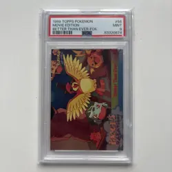 PSA Mint 9 Better Than Ever Foil - 56 Movie Edition - 1999 Topps Pokemon Card - Image 1