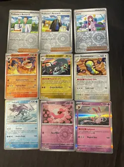 Pokemon TCG Prismatic Evolutions 20 Card Bulk Lot W/ Pokeball Foils & Art Rares - Image 4