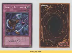 Spirit's Invitation 1st Ed. YuGiOh Legacy of Darkness #LOD-095 2003 READ 1a1 - Image 3