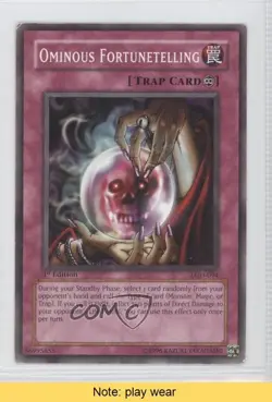Ominous Fortunetelling 1st Ed. YuGiOh Legacy of Darkness #LOD-094 2003 READ 1a1 - Image 1