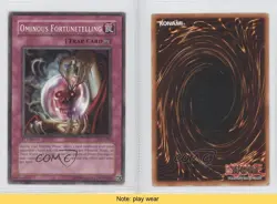 Ominous Fortunetelling 1st Ed. YuGiOh Legacy of Darkness #LOD-094 2003 READ 1a1 - Image 3