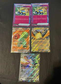 Pokemon TCG Surging Sparks Sleeved 22 Card Bulk Lot Including Acespec & Art Rare - Image 1