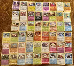 Pokemon TCG RARE 50 CARD LOT Mint Condition No Duplicates No Energy Mixed - Image 1