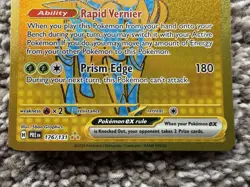 Iron Leaves EX 176/131 - S&V Prismatic Evolutions Hyper Rare Gold Pokemon Card - Image 4