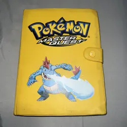 Pokemon 80 Card Holder 2002 Master Quest Binder Portfolio Used - Image 1