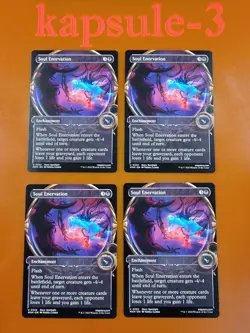 4x Soul Enervation | Showcase | Murders at Karlov Manor | MTG Magic Cards - Image 1