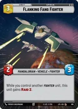 Flanking Fang Fighter (Hyperspace Foil) -Foil Near Mint MTG Jump to Lightspeed - Image 1