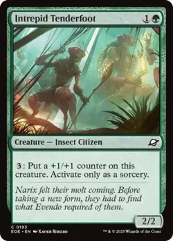 Intrepid Tenderfoot -Foil Near Mint MTG Edge of Eternities - Image 1
