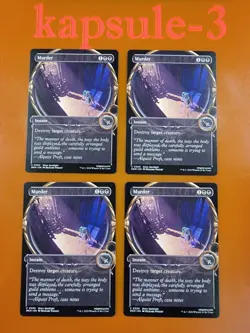 4x Murder | Showcase | Murders at Karlov Manor | MTG Magic Cards - Image 1