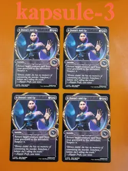 4x It Doesn't Add Up | Showcase | Murders at Karlov Manor | MTG Magic Cards - Image 1