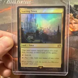 MTG Final Fantasy - Starting Town Regular, Foil NM - Image 1