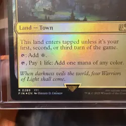 MTG Final Fantasy - Starting Town Regular, Foil NM - Image 4