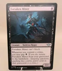 Forsaken Miner NM - Outlaws of Thunder Junction Mtg - Image 1