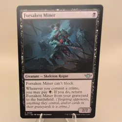Forsaken Miner NM - Outlaws of Thunder Junction Mtg - Image 1