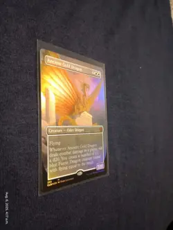 Ancient Gold Dragon - Borderless Foil - CLB - NM - EN - 365 MTG - Image 1