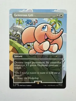 MTG - Generous Gift - SLD Sonic x Secret Lair Drop 2088 Rare Base - Image 1