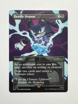 MTG - Deadly Dispute - SLD Sonic x Secret Lair Drop 2091 Rare Base - Image 1