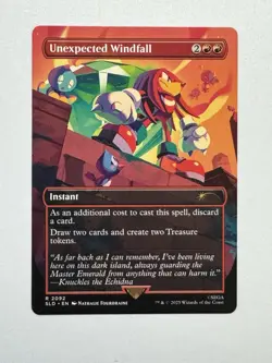 MTG - Unexpected Windfall - SLD Sonic x Secret Lair Drop 2092 Rare Base - Image 1